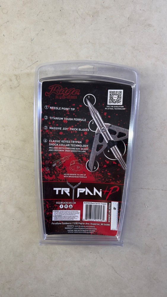 Rage 1.75" Trypan +P Tip 3-Pack