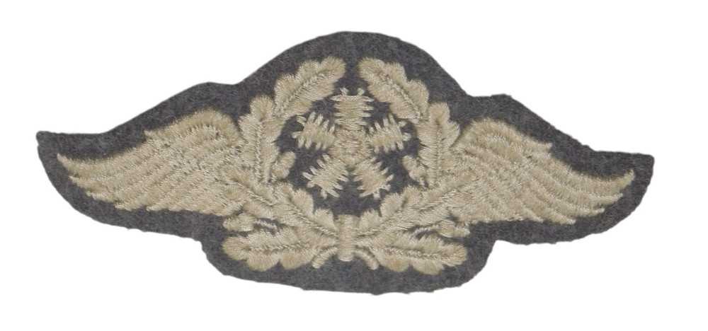 Original WWII German Luftwaffe Flight Technical Personnel Patch Wool A57