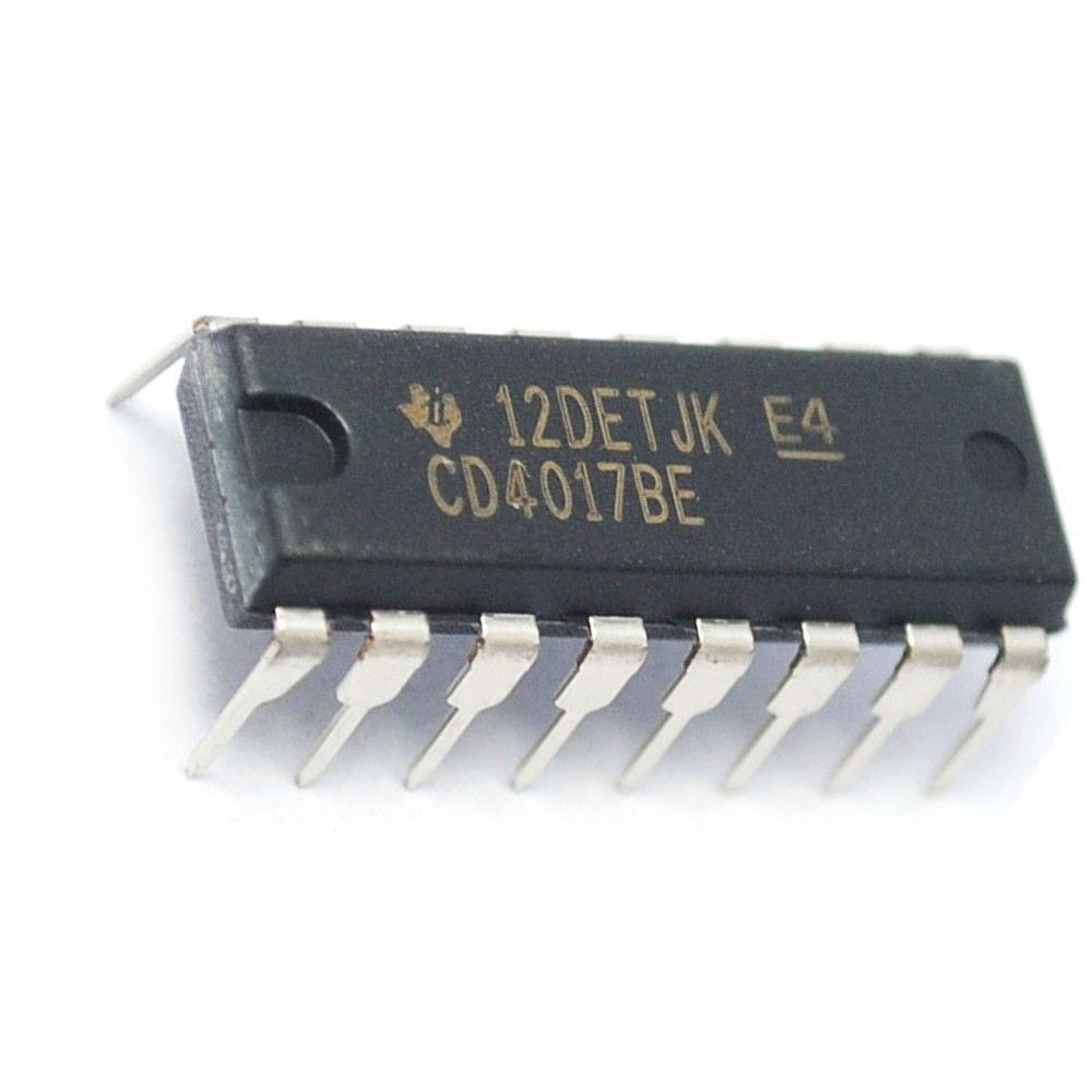10PCS CD4017BE CD4017 CMOS Decade Counter with 10 Decoded Outs