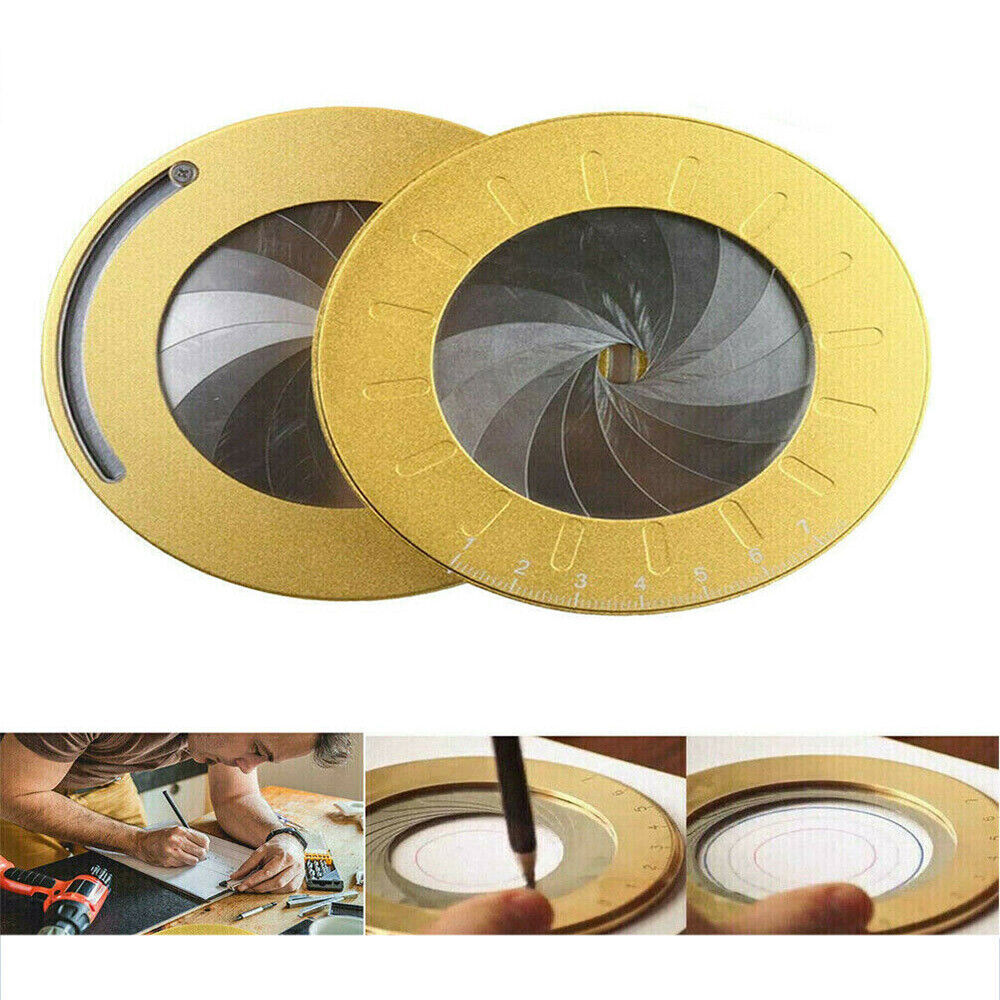 Adjustable Circle Drawing Ruler Tool Measuring Ruler Drawing Circular Compass