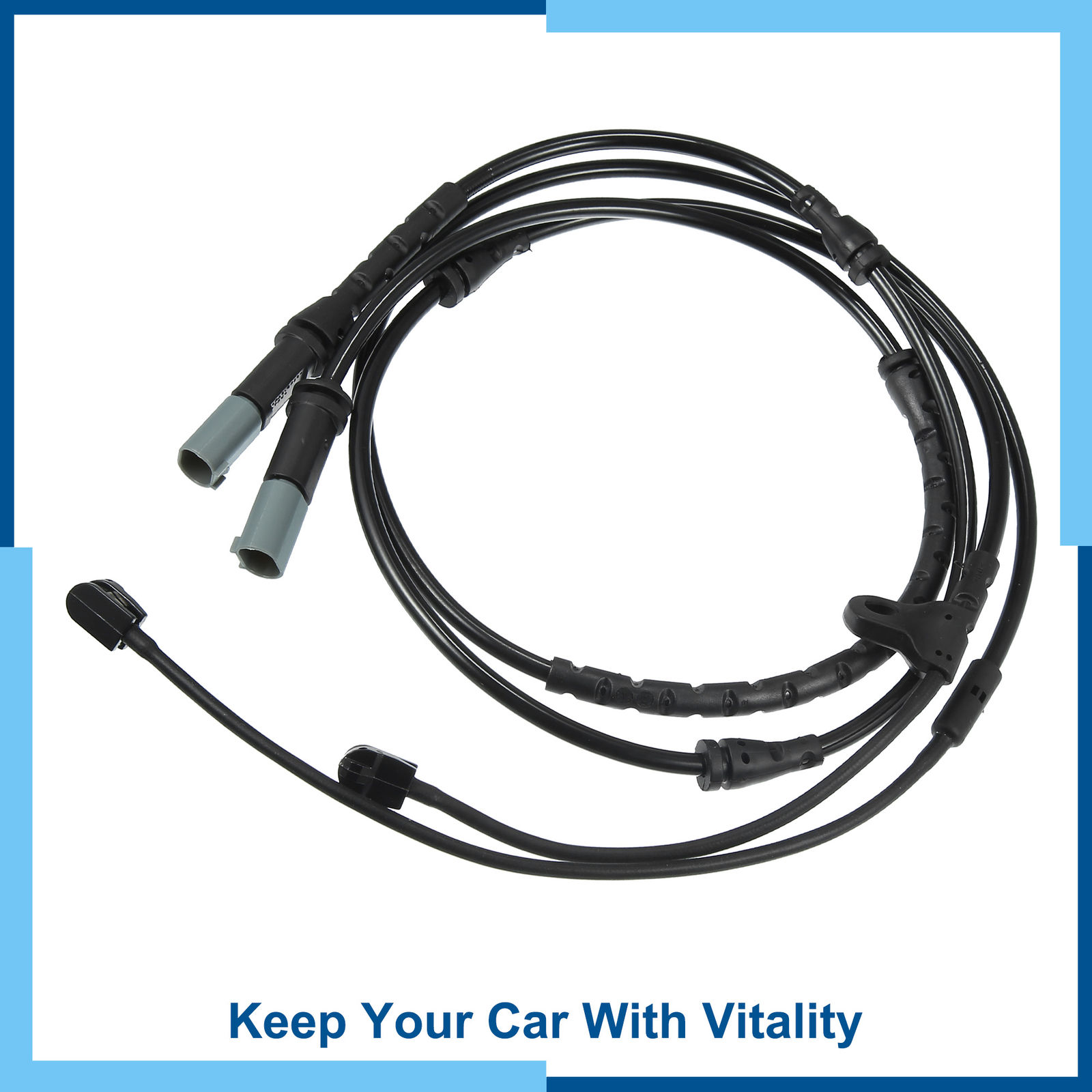 Pack(2) Front Rear Disc Break Pad Wear Sensor for BMW X6 X5 11-19 34356792567