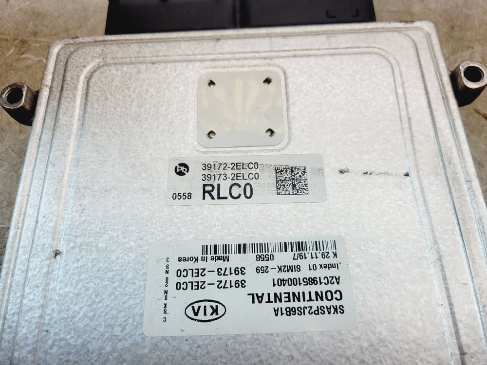 2020 2021 KIA SOUL 2.0L A/T WITHOUT PUSH BUTTON START ENGINE CONTROL MODULE ECM