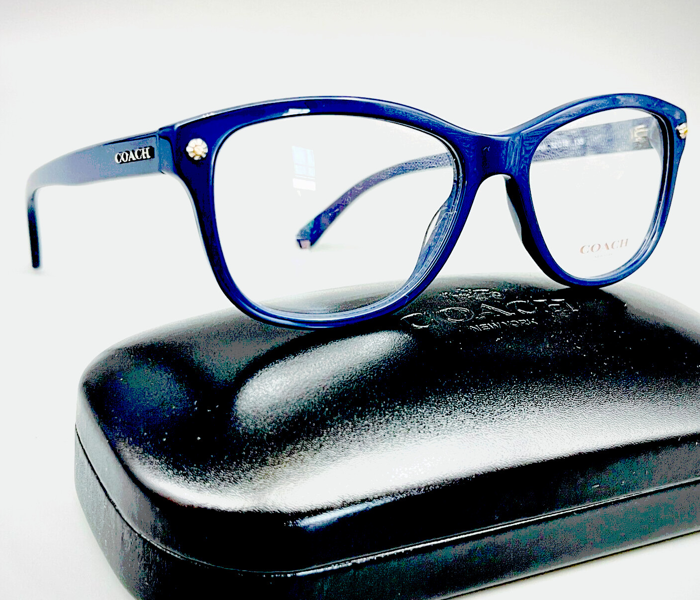 COACH HC 6095 / 5422 -  Woman's Eyeglasses 52-16-135mm  NAVY BLUE 100% Original