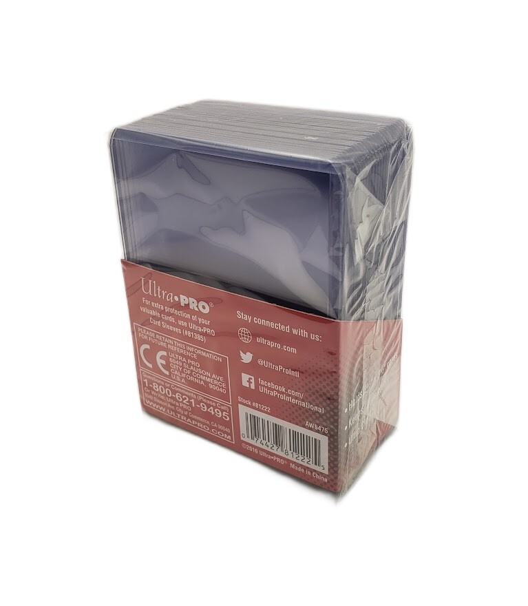 (100) Ultra-Pro Toploading Trading Card Holders Regular (4 Packs) Toploaders