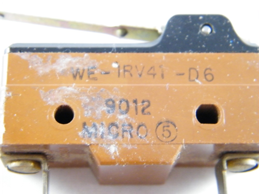 NEW ~ MICRO ~ SWITCH ~ NORMALLY CLOSED ~ PART # WE-1RV41-D6