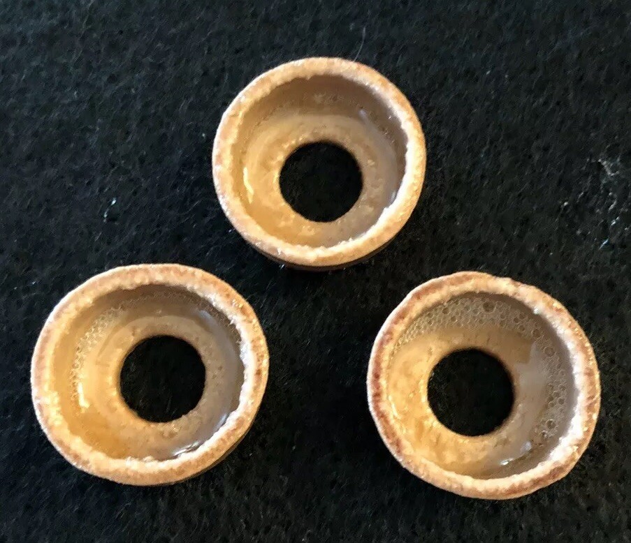 Three (3) Coleman (same as part #216-5091) - Leather Pump Cups