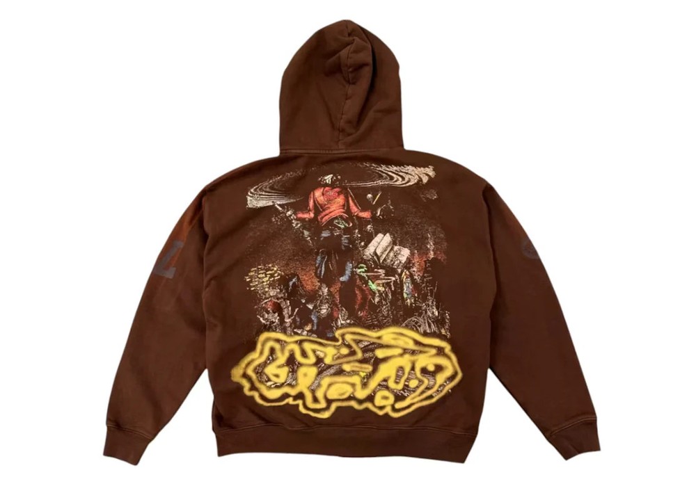 Travis Scott x Ecko Maintaining Zip Hoodie "Brown"