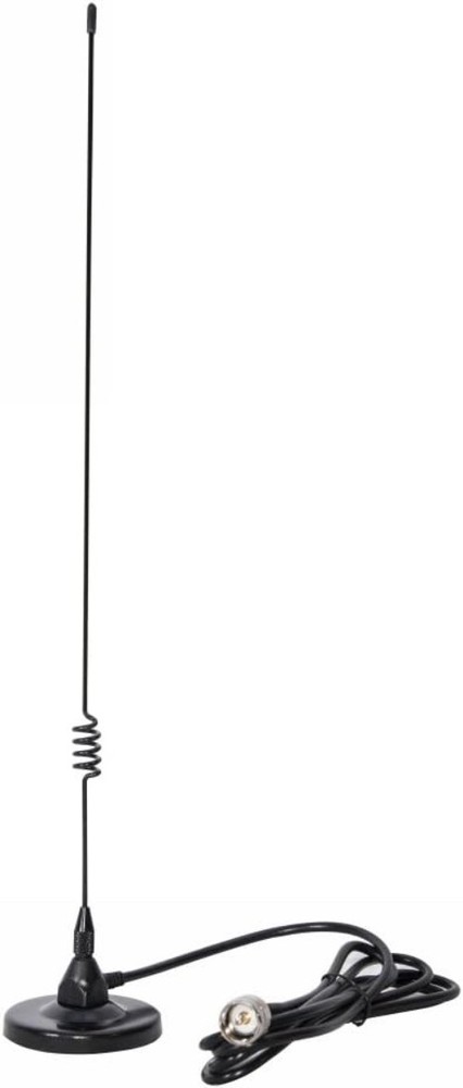 High-Performance VHF/UHF Mobile Antenna with 10 ft Cable & Waterproof Design