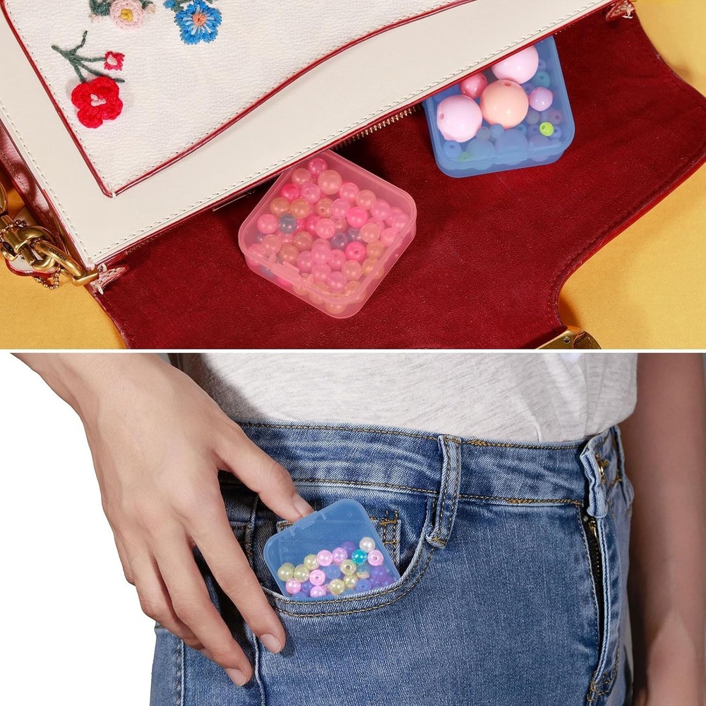 Transparent Craft Supply Case - 45 Mini Boxes