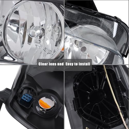 Headlight Assembly Replacement for Escape 2005-2007 Left Driver and Right