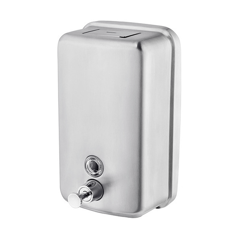 1200ml 40oz Manual Wall-Mount 304 Stainless Steel Hand Liquid Soap Gel Dispenser