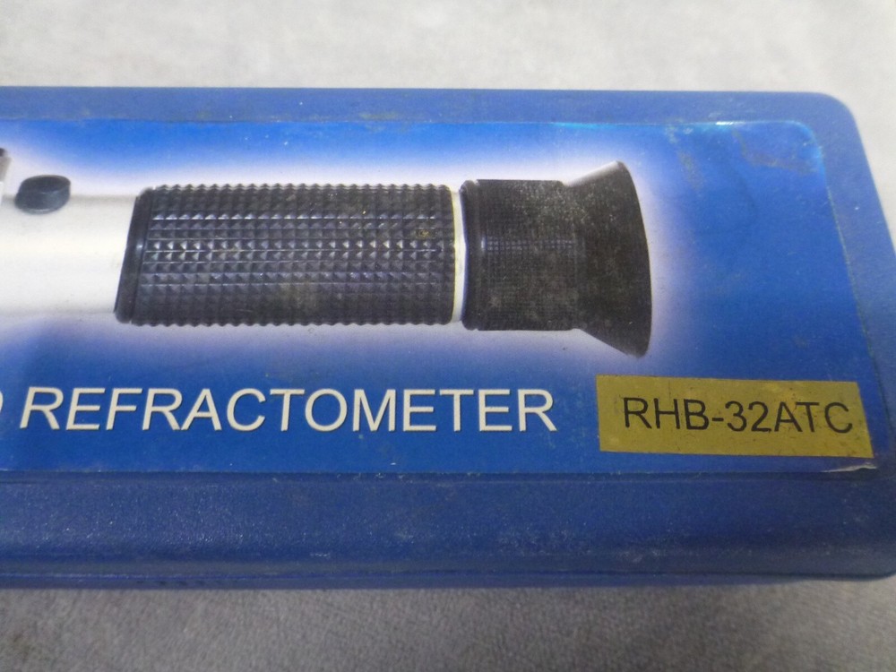 ONE RHB-32ATC Hand Held Brix Refractometer AND TWO Hydrometers