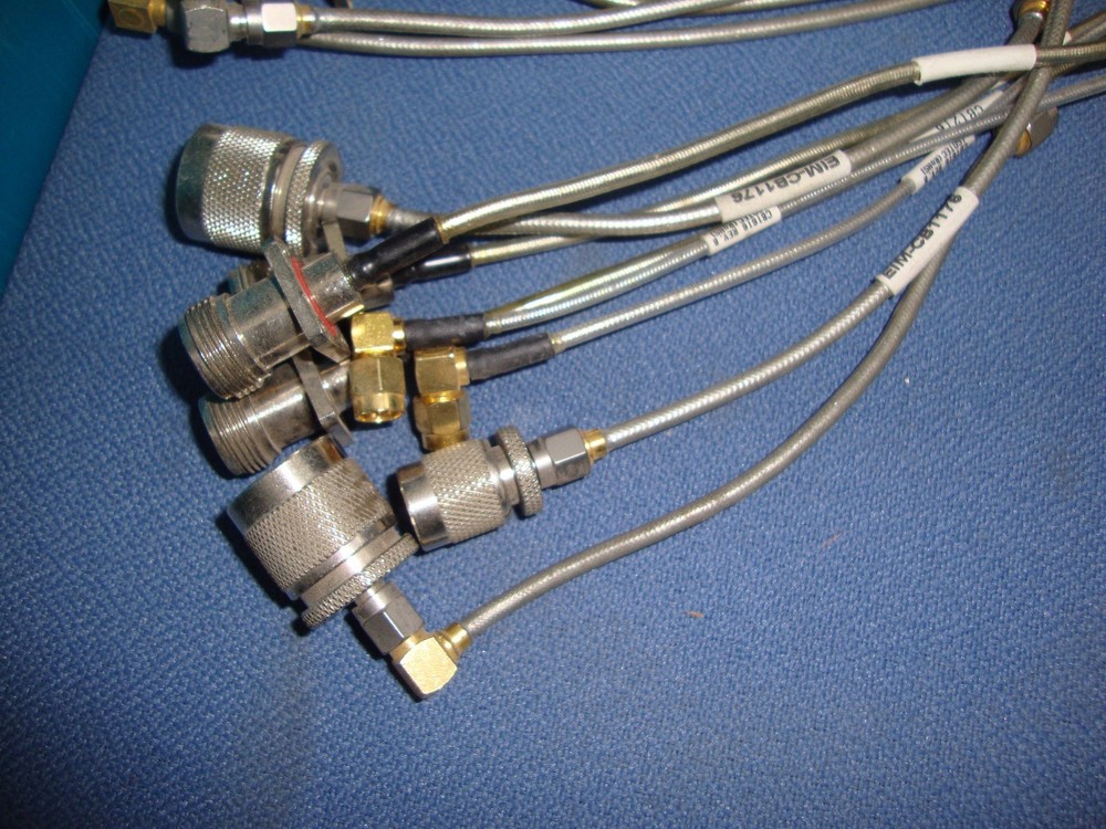 12 pcs /lot semi rigid Cables with VARIOUS connectors