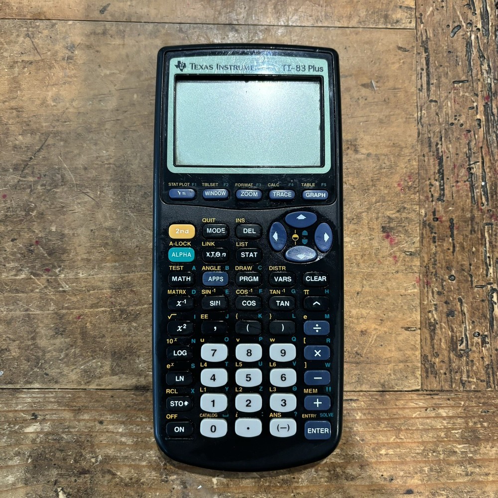 Scientific Graphing Calculator TI-83 Plus Texas Instruments working No cover