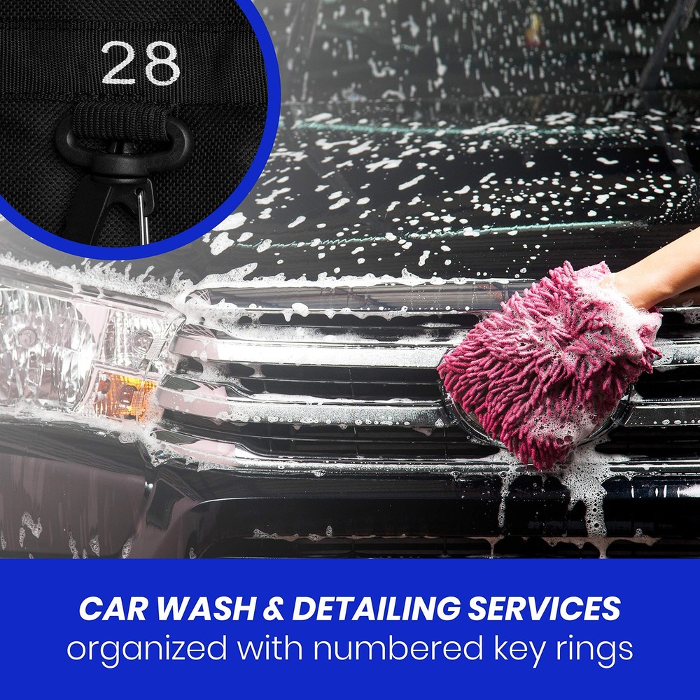 Roll Up Key Organizer - Flexible Key Case for Easy Storage and Access