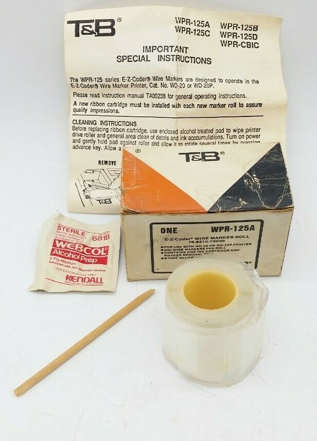 Thomas & Betts WPR-125A E-Z-Coder Wire Marker