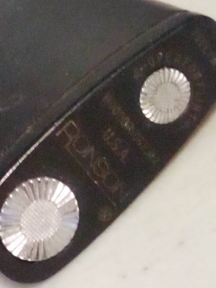 Vintage Ronson Black Flip Top Lighter Untested E51