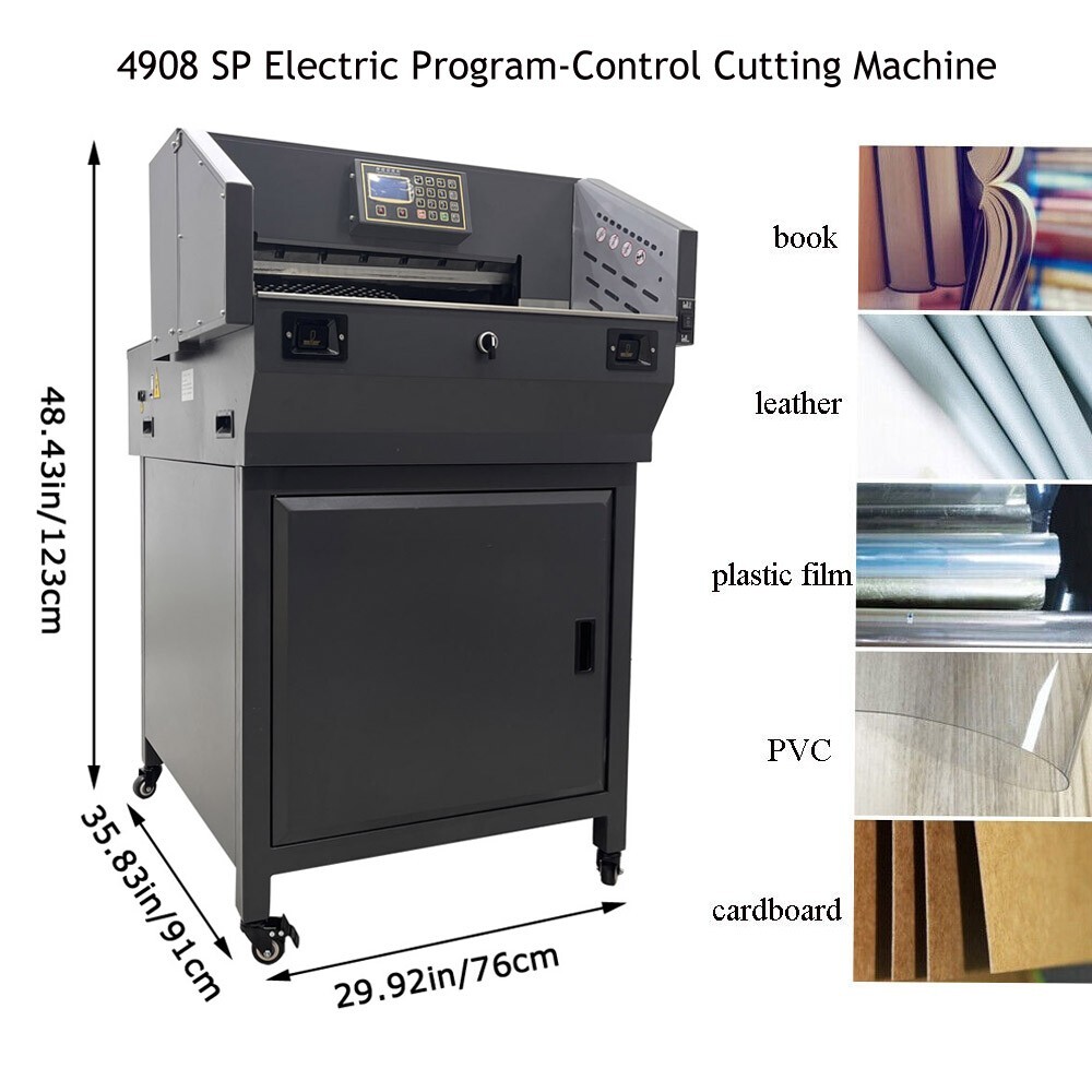 110V 4908 SP Electric Program-Control Cutting Machine Numerical Paper Cutter