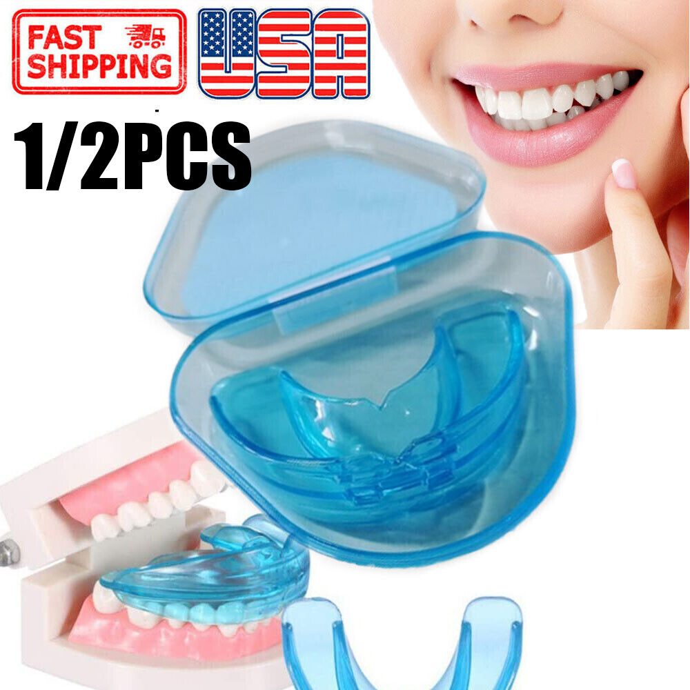Silicone Dental Mouth Guard Bruxism Guard Night Teeth Tooth Grinding Sleep Aid