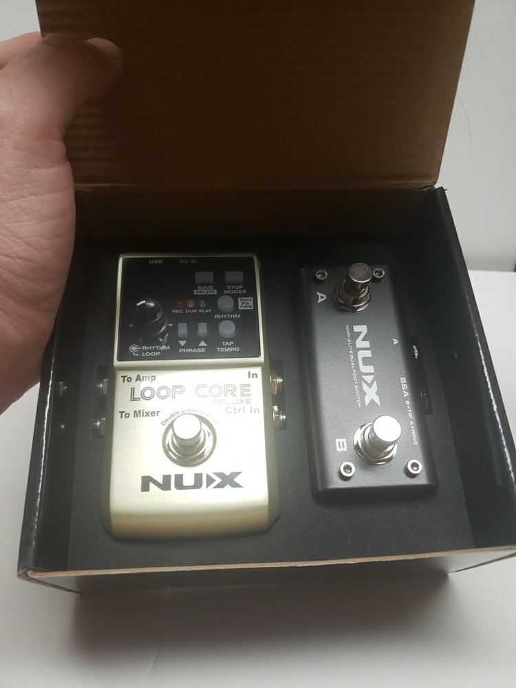 NUX Loop Core Deluxe Bundle includes Dual Foot switch 24 Bit BRAND NEW!