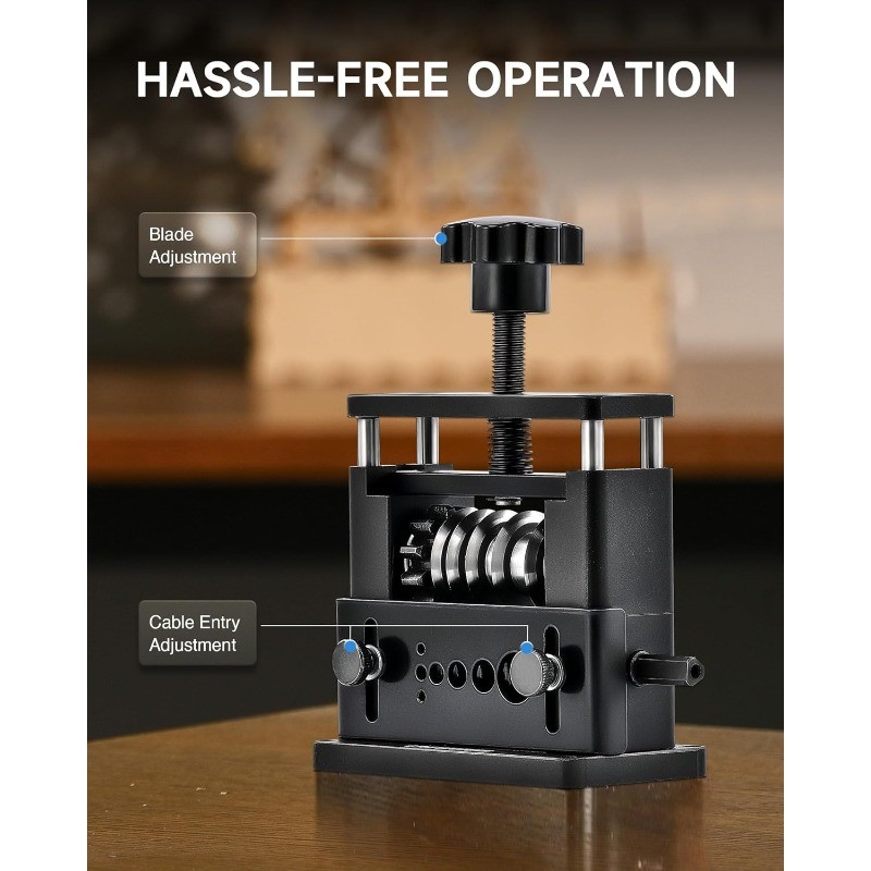 Manual Wire Stripping Machine, Drill Powered Wire Stripper Machine 6 Channels