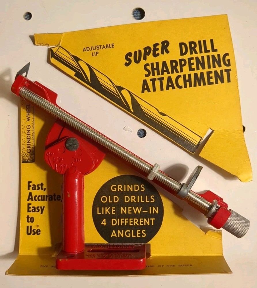 Vintage Super Drill Sharping Attachment #2 A D McBurney