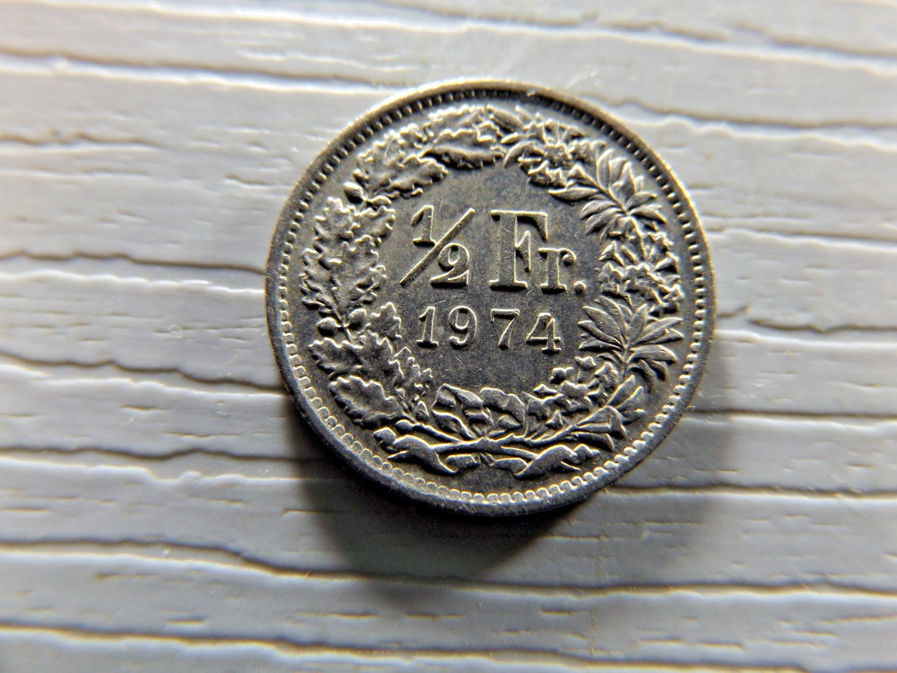 SWITZERLAND 1974 Half Franc