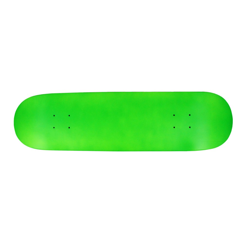 Moose Blank Skateboard Deck Neon Green 7.5"