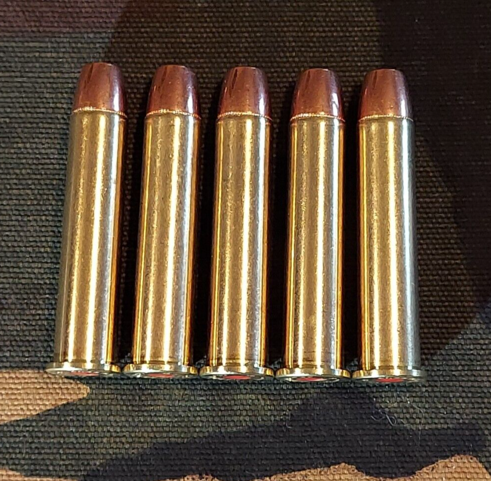 45-70 GOVERNMENT SNAP CAPS SET OF 5, BRASS AND FMJ, REAL 350gr WEIGHT!!!