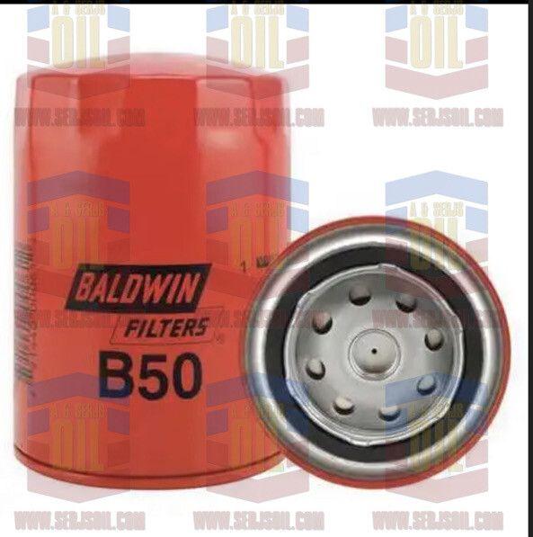 Baldwin Filters B50 Oil Filter,Spin-On,By-Pass. •