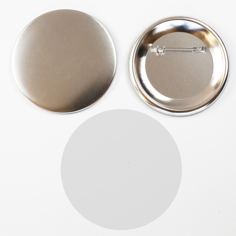Metal Pin Back Button Badge Making Crafting Tools 58mm 100 Sets/Pack