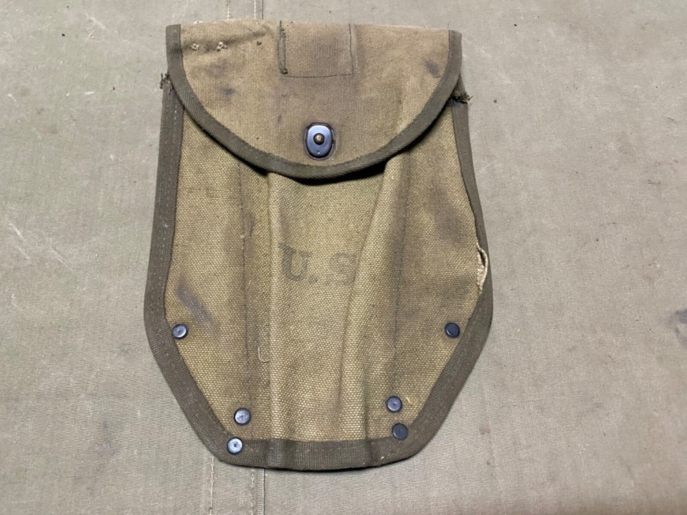 ORIGINAL WWII US ARMY INFANTRY M1943 SHOVEL CARRIER COVER-OD#3, 1943