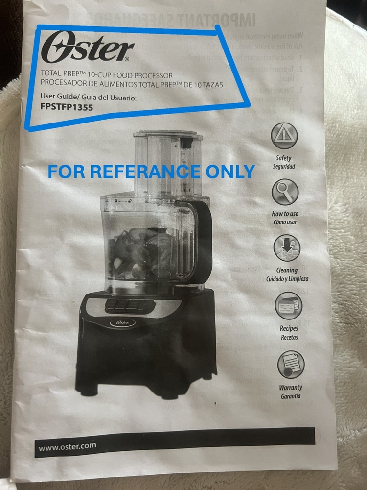 Oster FPSTFP1355 Food Processor Reversible Slice Shred Disc Replacement