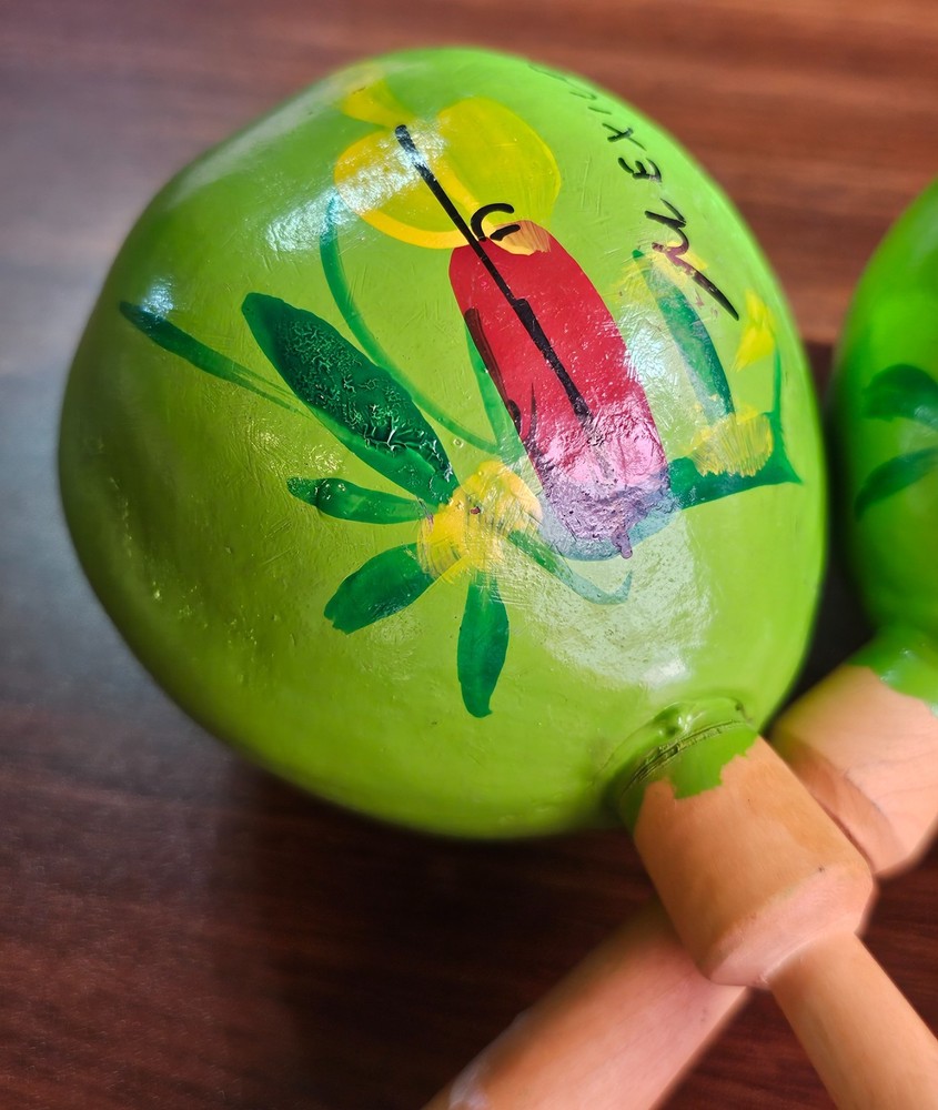 Hand Painted Maracas from Mexico- 2 sets