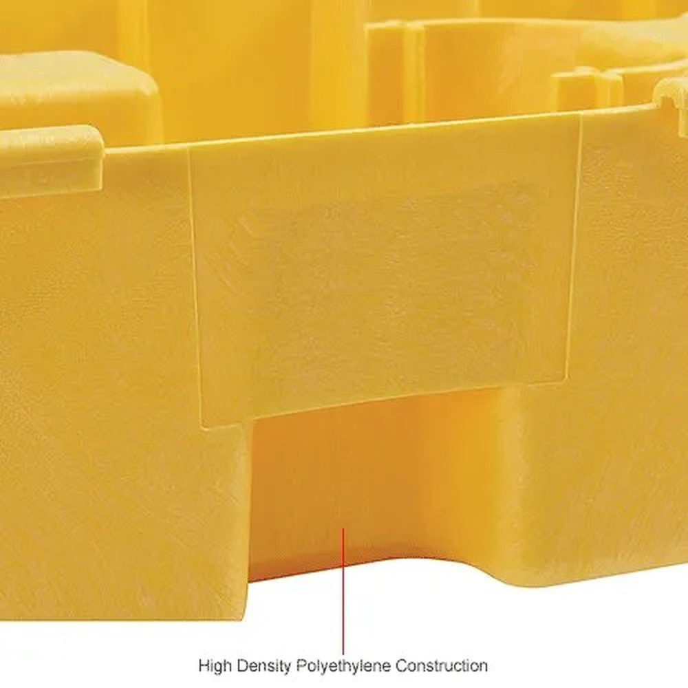 4-Drum Spill Containment Modular Platform - 2 Piece - Assembled