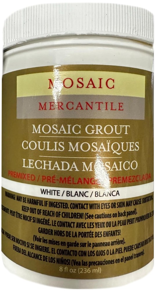 Diamond Tech Mosaic Tile Grout 8oz-White