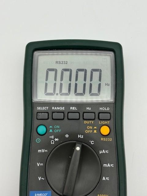 Jameco MS8226T TRUE RMS Multimeter Auto Range DMM Capacitance Temperature Meter