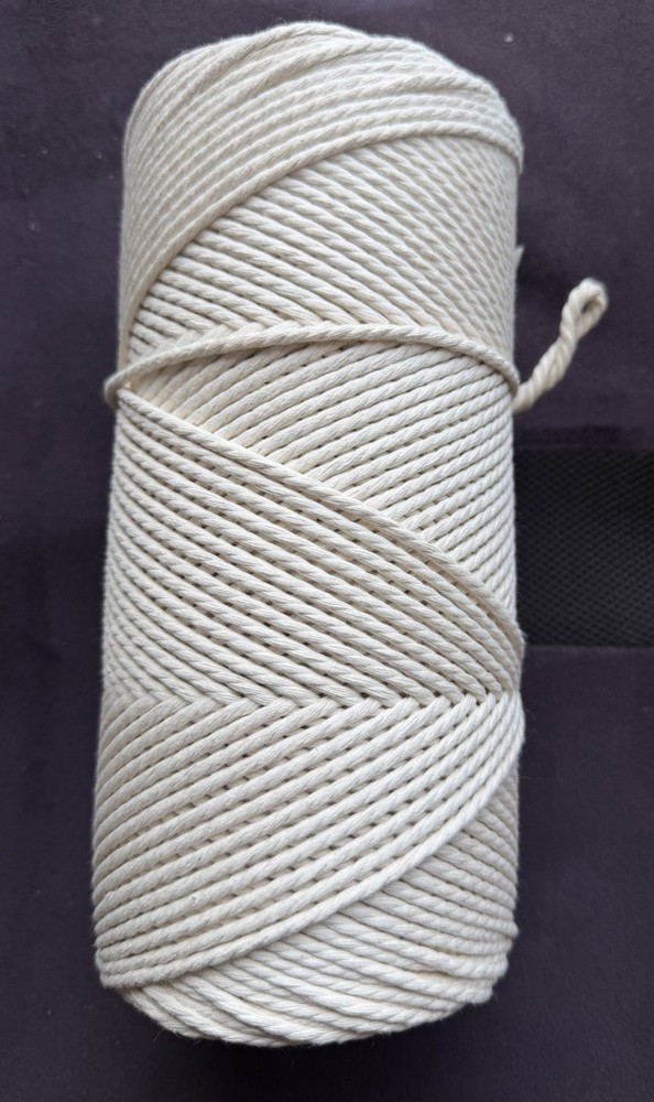 Macrame Cord 3mm Triple Twist