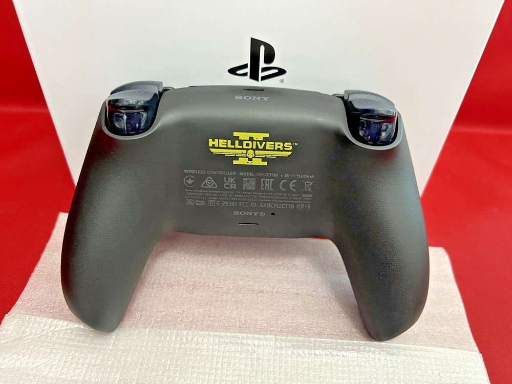 Sony PS5 DualSense Wireless Controller Helldivers 2 Limited Ed With TMR Joystick