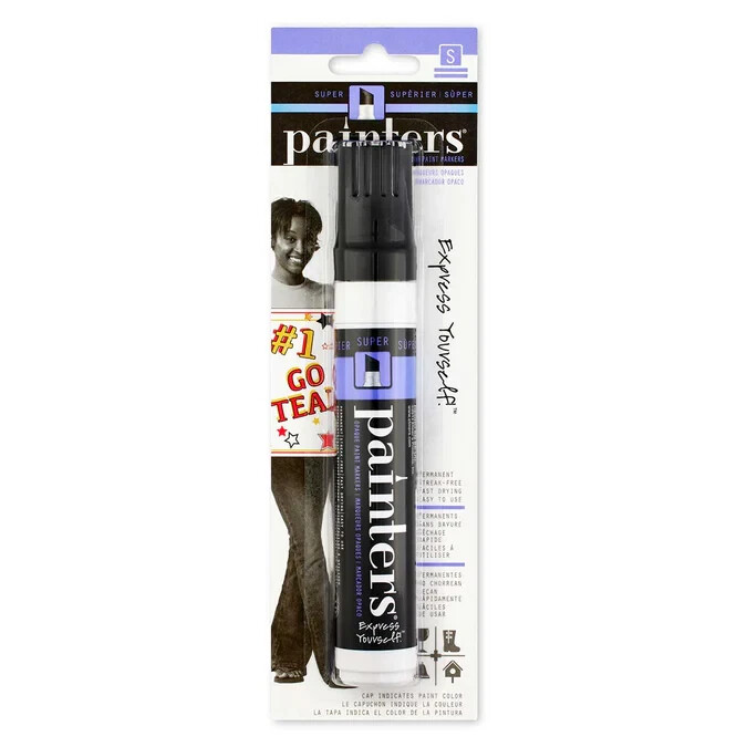 Painters Super Chisel Tip Paint Marker Black New In Pack