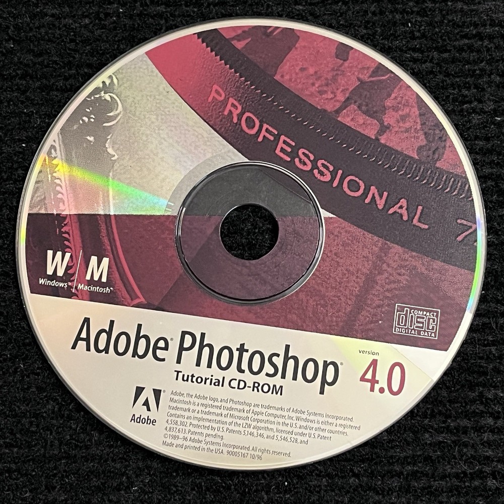 Adobe - Pagemaker Classroom 6 Photoshop Tutorial 4 Type Manager 2 Floppy Vtg
