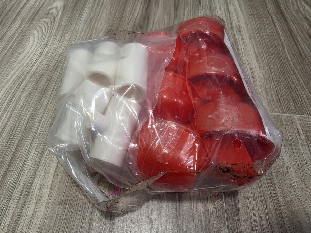 6 Pack Automatic Water Drinker Cup & PVC Fitting Chicken Hen Poultry Coop System