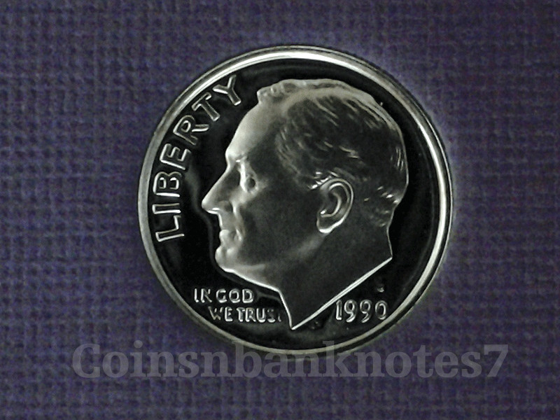 1990-S Roosevelt Dime Proof DCAM