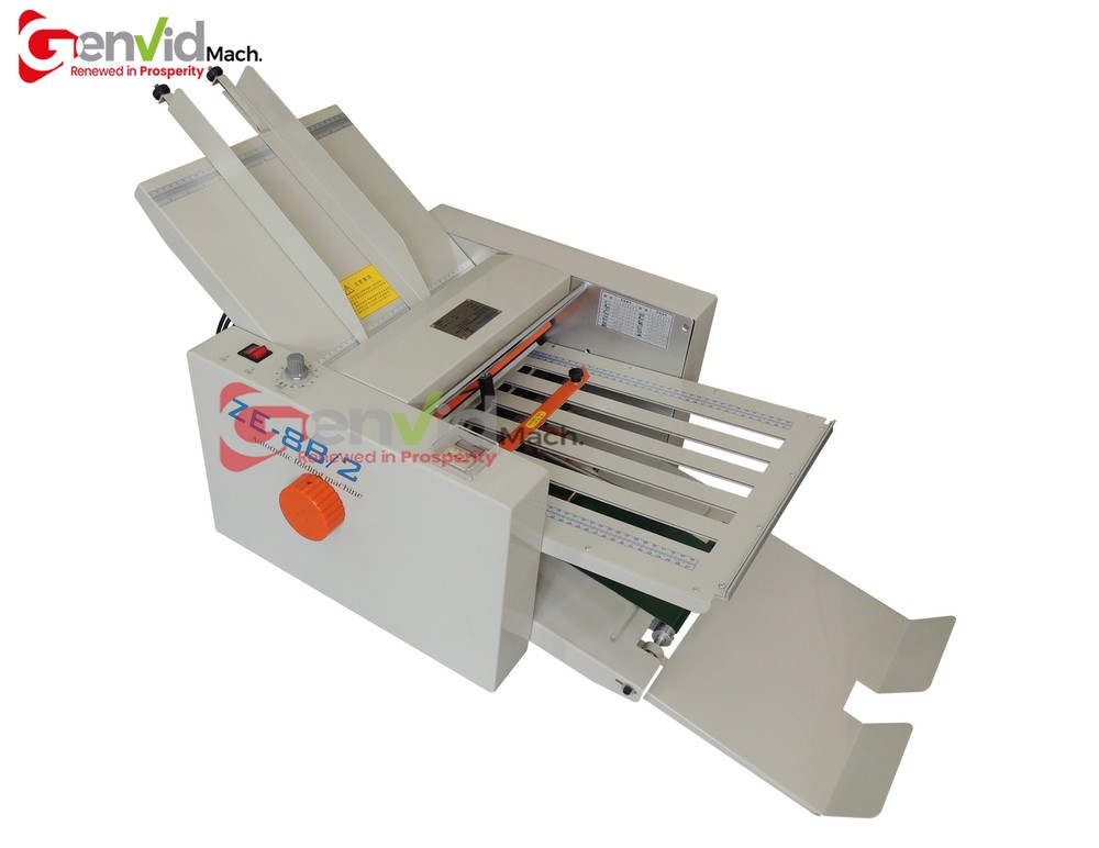 110V Automatic Paper Folding Machine Auto Document Leaflet Brochure Folder