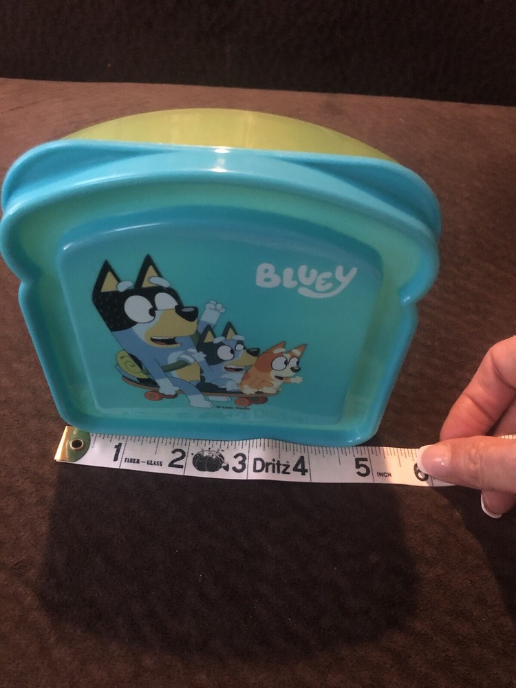 Bluey Sandwich Container New