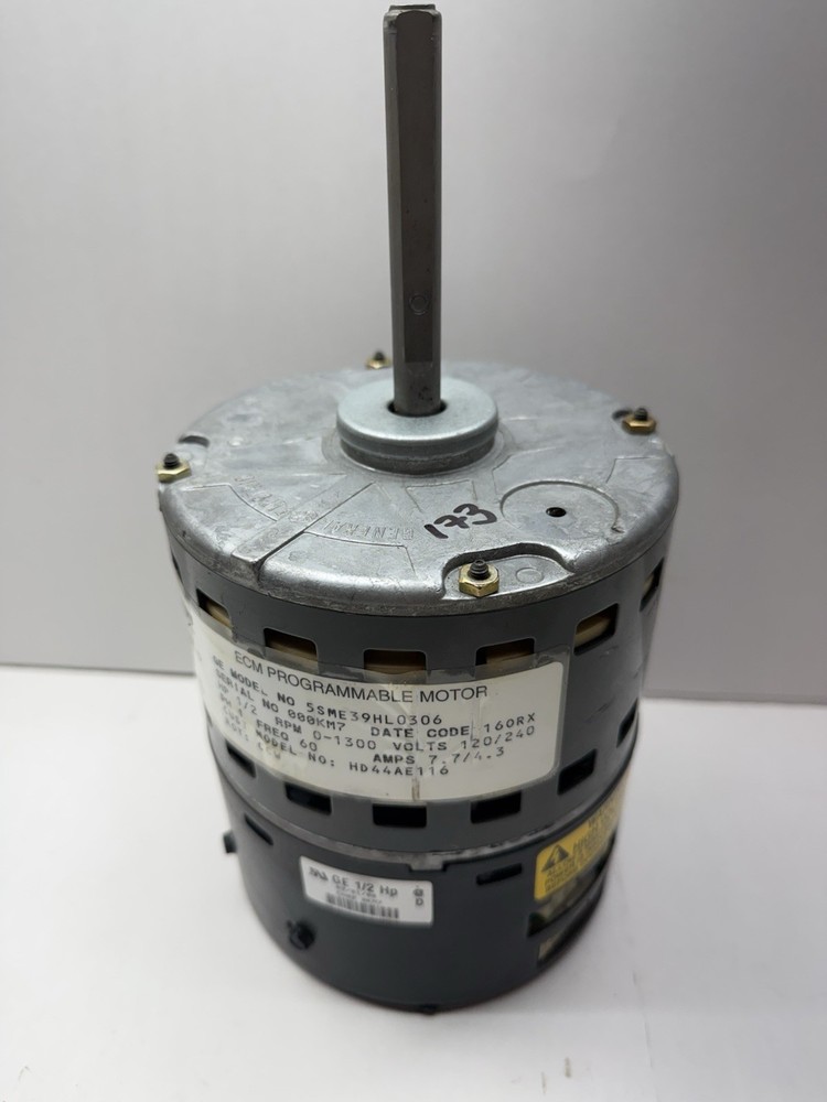 GE ECM  1/2HP Programmable Motor 5SME39HL0306