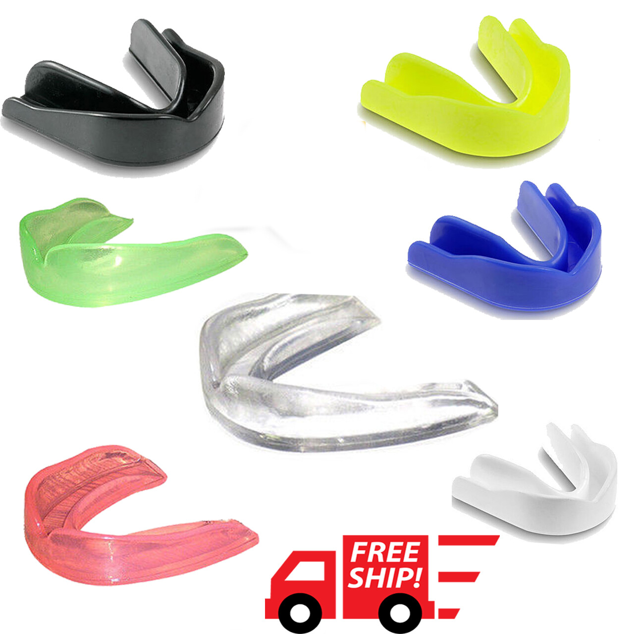 Gum shield mouth guard Boil bite rugby boxing baseball hockey karate all sports