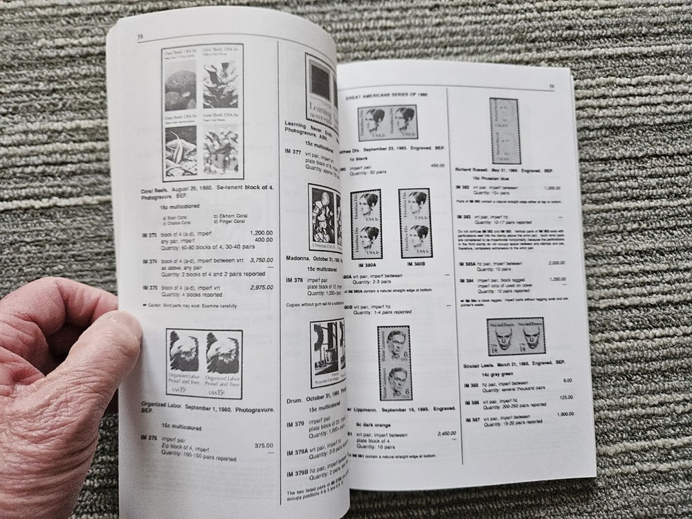 1999 Catalog of Errors on Us Postage Stamps by Datz, Stephen R.