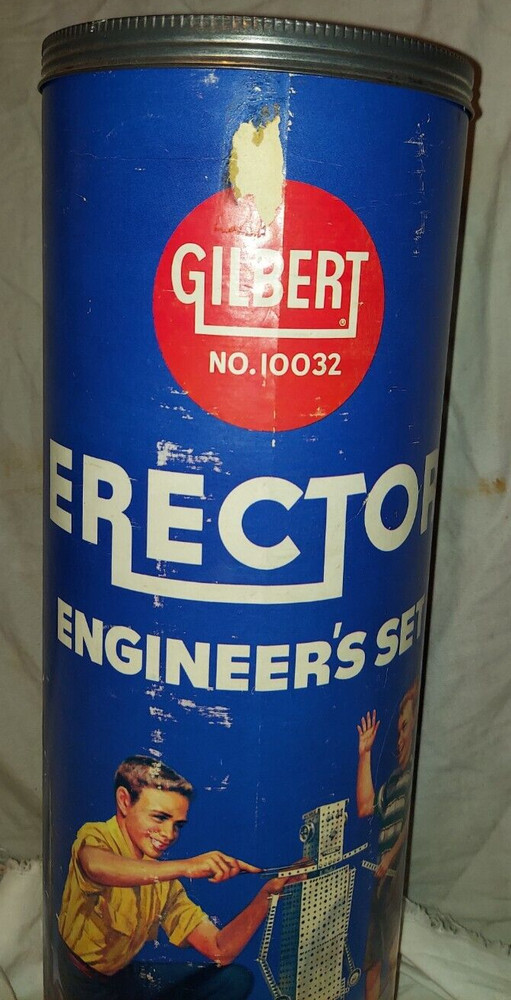 Gilbert Erector Engineer's Set #10032 Original Box with Lid
