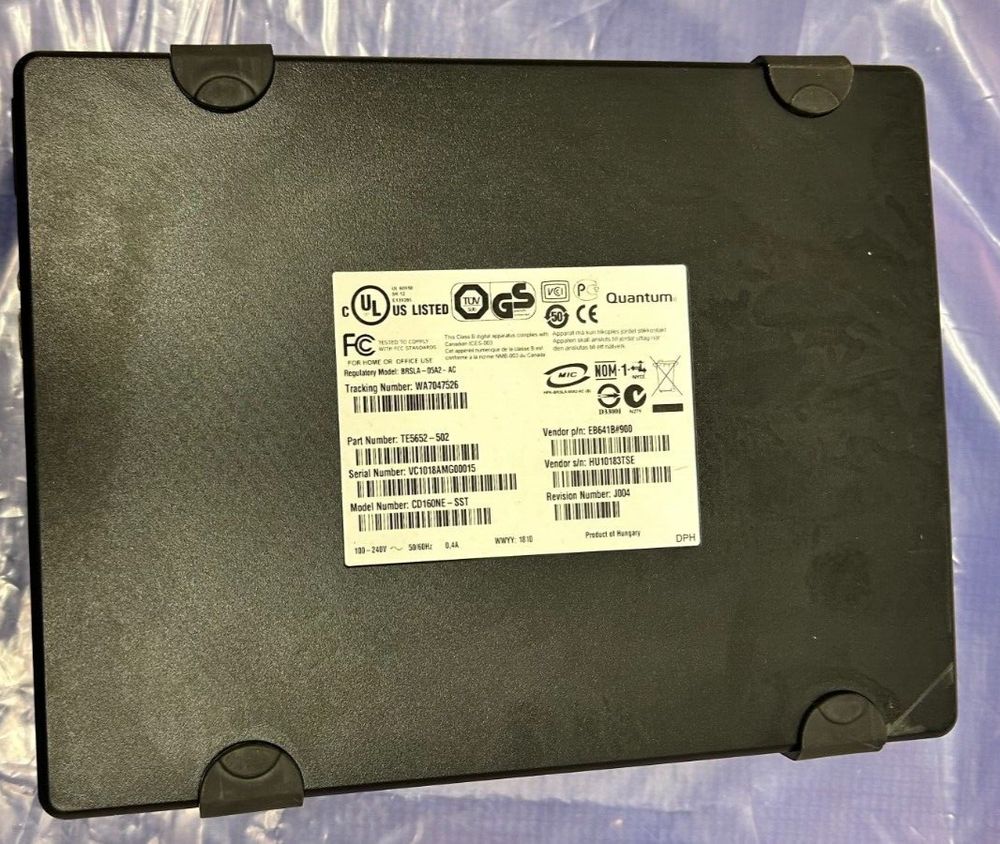 HP Quantum DAT160 TAPE DRIVE MODEL CD160NE-SST